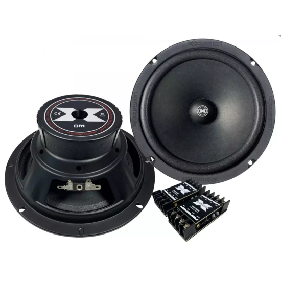 Excursion SHX-8M – samochodowe głośniki średnio-niskotonowe 200 mm (100/300 W, 3 Ohm)